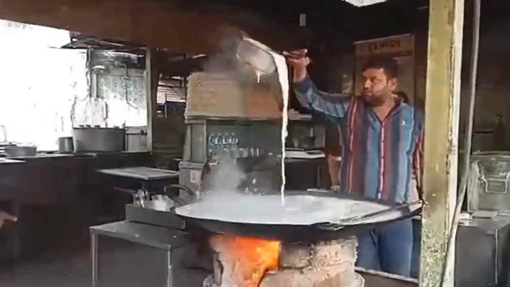 flame used for heating the milk has been running since 1949