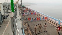 नागार्जुन सागर बांध को लेकर तेलंगाना-आंध्र प्रदेश में तनाव, आधी रात को नहर खोलकर निकाल लिया 500 क्यूसेक पानी, CRPF तैनात