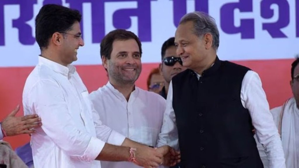 sachin pilot | ashok gehlot | lokesh sharma |