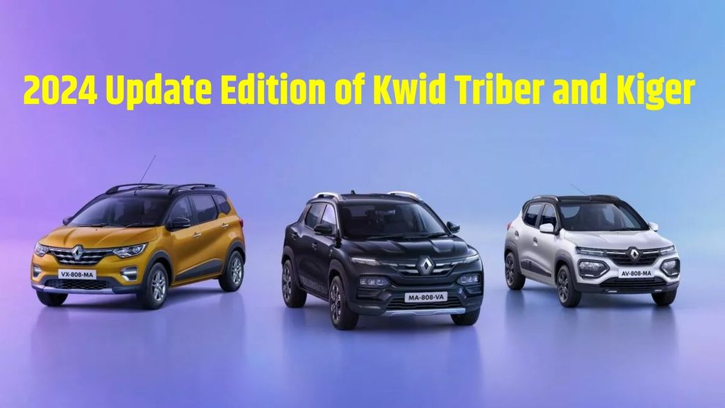 2024 Update Edition of Kwid Triber and Kiger । 2024 Renault Kwid । 2024 Renault Triber । 2024 Renault Kiger