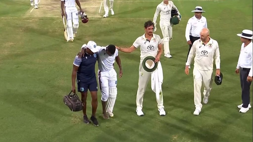 AUS vs WI, Mitchell Starc, Shamar Joseph