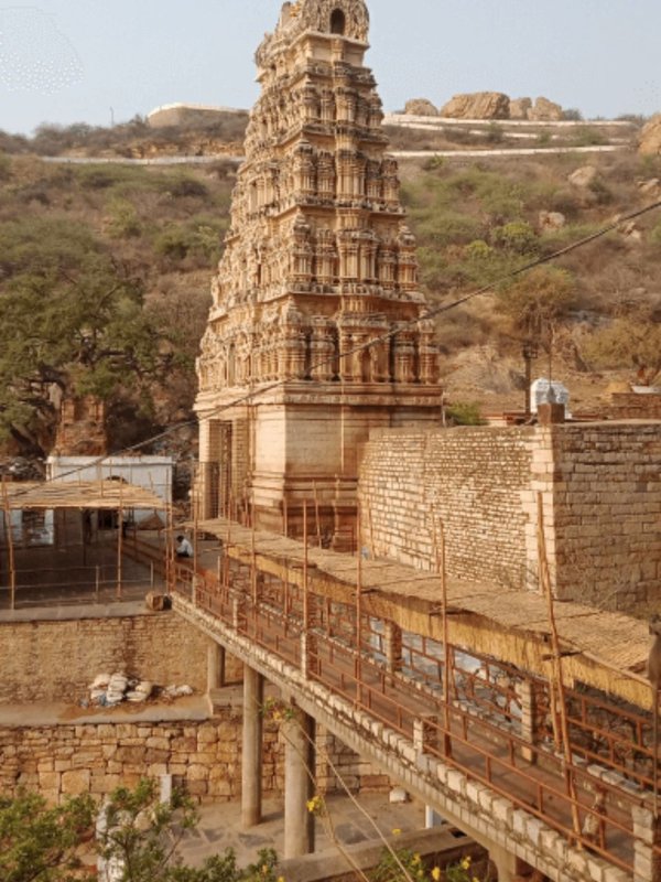 Andhra Pradesh Yaganti Uma Maheswara Temple Nandi