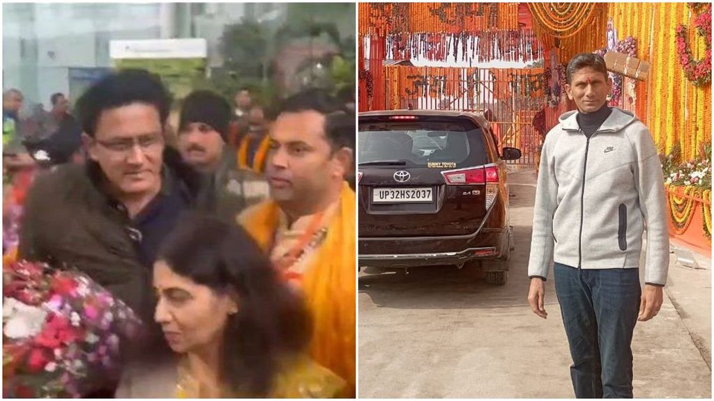 Anil Kumble Venkatesh Prasad Ram Mandir Ayodhya