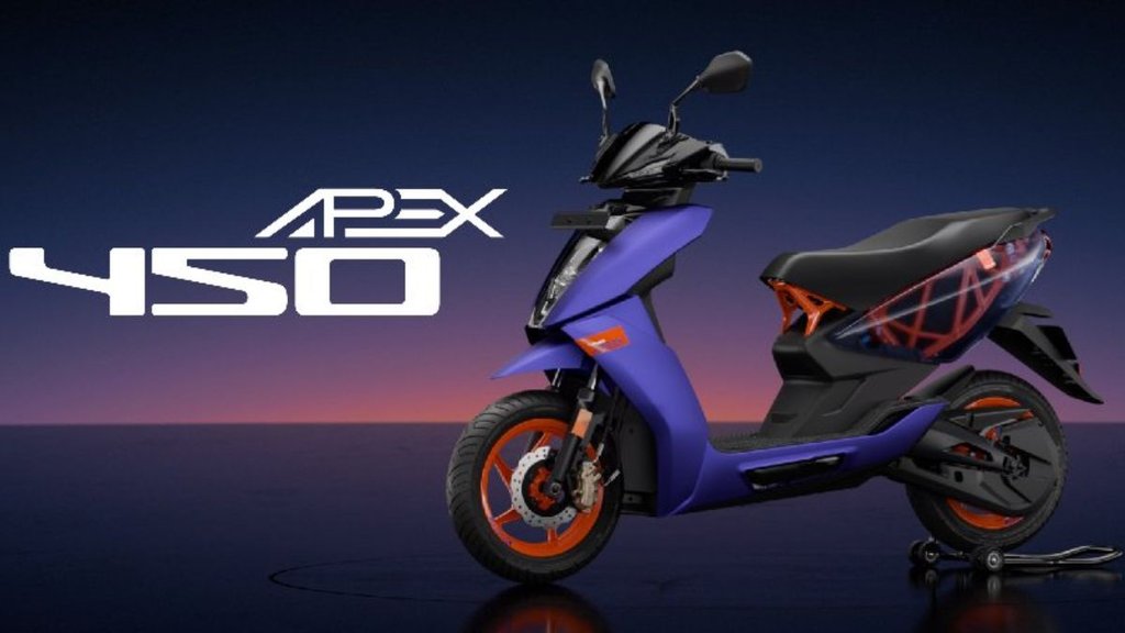 Ather Apex 450 launched । Ather Apex 450 price । Ather Apex 450 range । Ather Apex 450 speed । Ather Apex 450 top speed