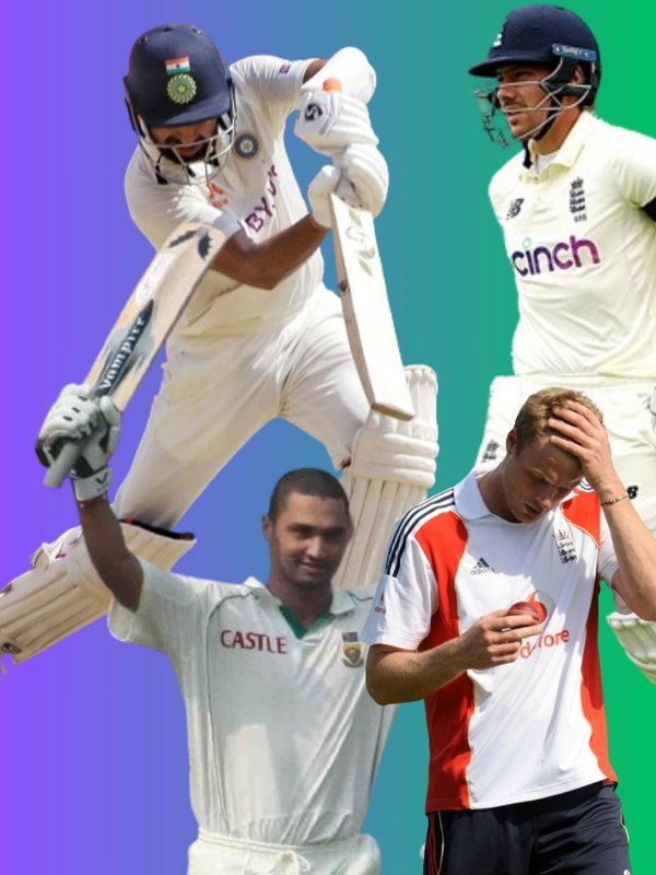 Batting on each day of a five day match, Ravi Shastri, Cheteshwar Pujara, Usman Khawaja, Rory Burns, Kraigg Brathwaite