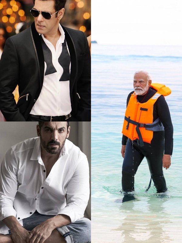 Bollywood Celebs Support PM Modi Lakshadweep tourism