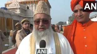 Dr. Imam Umer Ahmed Ilyasi at ayodhya ram mandir