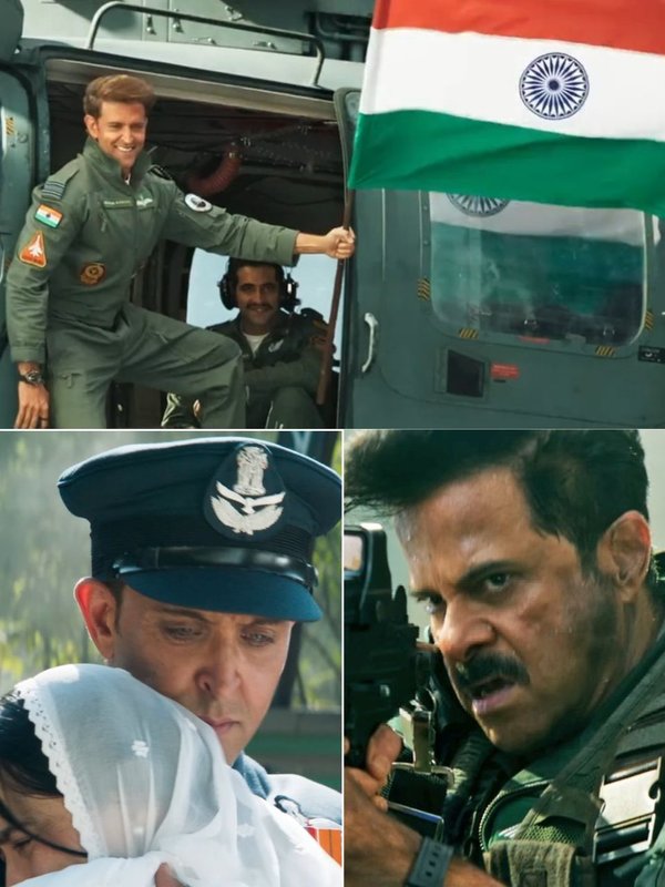 fighter trailer, Hrithik Roshan, Deepika Padukone