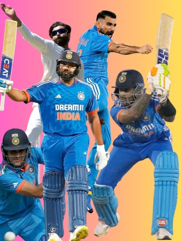 ICC Team Of The Year, Rohit Sharma, Shubman Gill, Virat Kohli, Yashasvi Jaiswal, Suryakumar Yadav