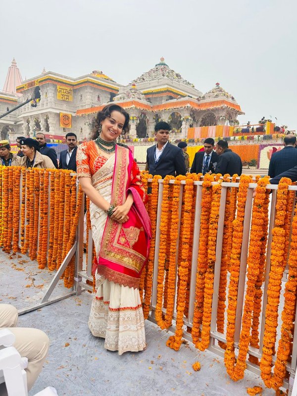 Kangana Ranaut photos from Ram Mandir