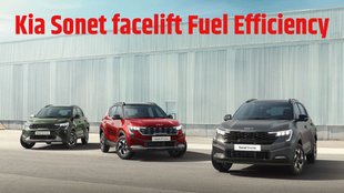Kia Sonet facelift fuel efficiency । Kia Sonet facelift fuel efficiency revealed । Kia Sonet facelift fuel efficiency figures । Kia Sonet facelift fuel efficiency complete details