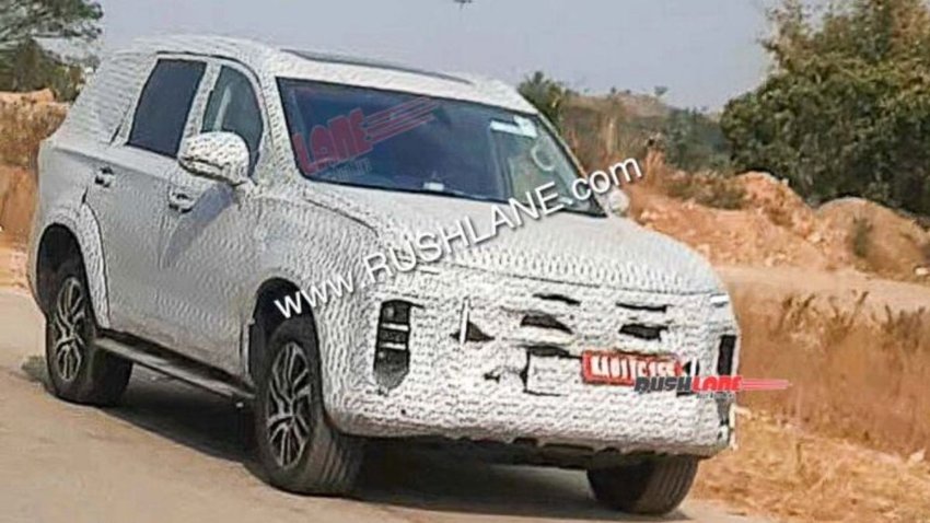 MG Gloster facelift (फोटो- RUSHLANE)