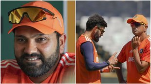 Rohit Sharma, Virat Kohli, Rahul Dravid,