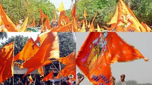 Safrron Flags in Delhi, Flags Demand, Sadar Bajar