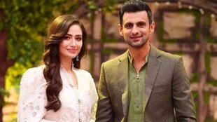 Shoaib Malik With Sana Javedd
