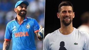 Virat Kohli, Novak Djokovic, Virat Kohli Novak Djokovic relation