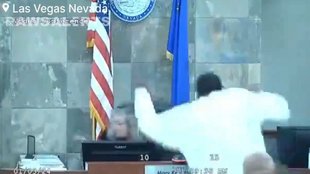 attack on judge in court