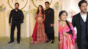Bollywood gathered at reception of Aamir Khan daughter Ira Khan, everyone gathered with Salman and Shahrukh