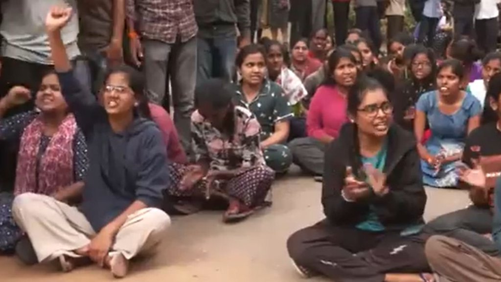osmania protest| osmania university