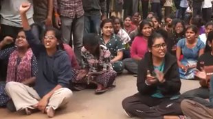 osmania protest| osmania university