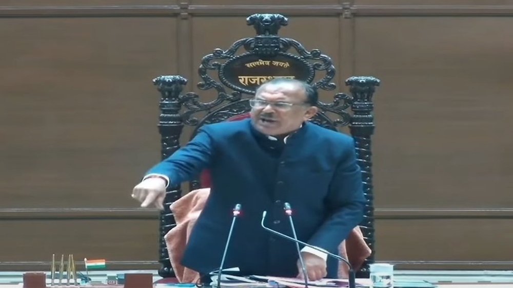 गुस्से में स्पीकर देवनानी।