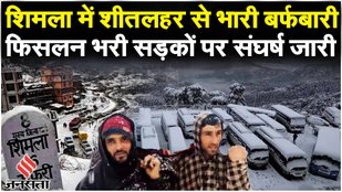 Weather Update: Delhi-NCR में ठंड का प्रकोप, Shimla में बर्फीली हवाओं ने किया परेशान|Shimla Snowfall