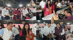 अनंत अंबानी-राधिका मर्चेंट का प्री-वेडिंग सेलिब्रेशन, अंबानी परिवार ने 51000 लोगों को खिलाया खाना, देखें फोटोज