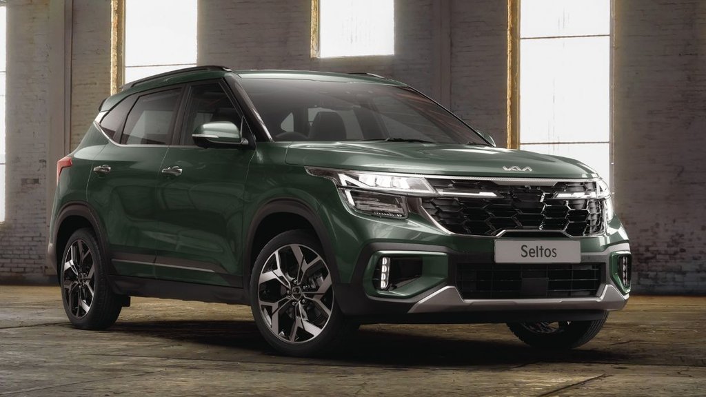 Kia Seltos facelift । Kia Seltos facelift latest news । Kia Seltos facelift record 1 lakh booking । Kia Seltos facelift bumper booking । Kia Seltos facelift variants
