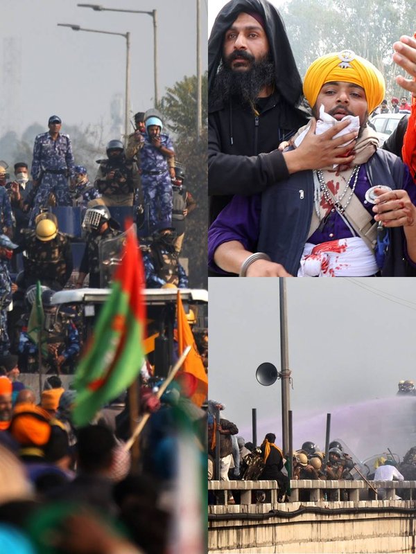 Farmers Protest First Day