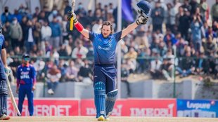 Namibia vs Nepal, Jan Nicol Loftie Eaton, Fastest T20I Century