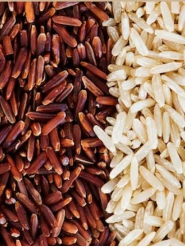 carbs, brown rice, raw rice, calories,