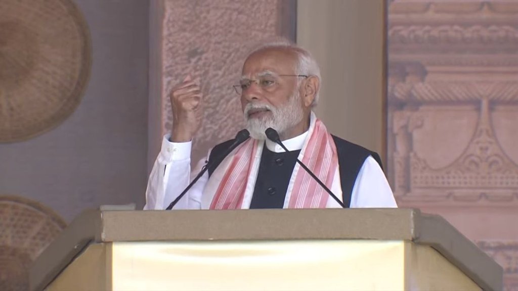 pm modi | assam | new projects in assam |