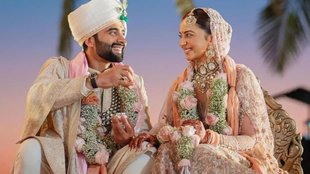 Jackky Bhagnani and rakul oreet wedding