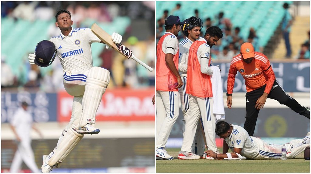 IND vs ENG, yashasvi jaiswal Injury, Rajkot Test