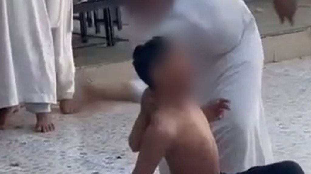 16 year old spit and beaten