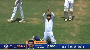 Ranji Trophy, Akshay Wadekar Century in Ranji Trophy Final, Akshay Wadekar