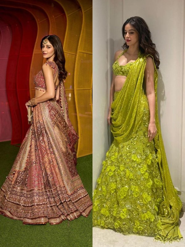 Ananya Pandey Saree look