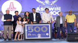 अश्विन को 500 टेस्ट विकेट लेने पर TNCA ने किया सम्मानित, मिले 500 सोने के सिक्के और एक करोड़ का चेक