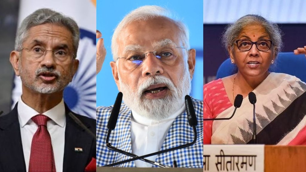 S Jaishankar, Narendra Modi, Nirmala Sitharaman