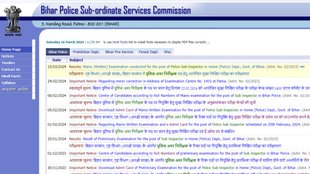 Bihar Police SI Mains Result 2024 declared । How to see Bihar Police SI Mains Result 2024 । Bihar Police SI Mains Result 2024 director link । Bihar Police SI Mains Result 2024 official website link
