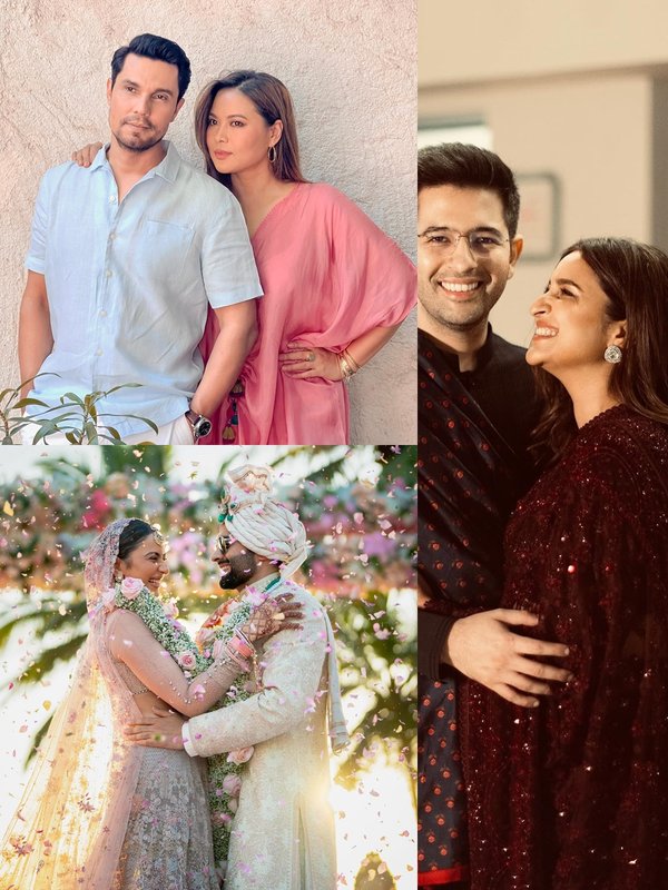 7 Bollywood Couples celebrating their First Holi
