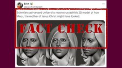 Fact Check: हार्वर्ड के वैज्ञानिकों ने नहीं बनाया ईसा मसीह की मां का 3डी मॉडल, लेडी गागा की तस्वीर को किया जा रहा है वायरल