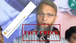 Fact Check: असदुद्दीन ओवैसी ने भाषण के दौरान शिव तांडव स्तोत्र नहीं गाया, वायरल वीडियो एडिटेड है