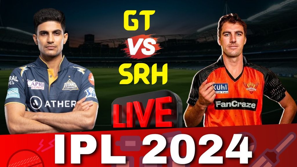 Gujarat Titans vs Sunrisers Hyderabad 12th Match Live Cricket Score