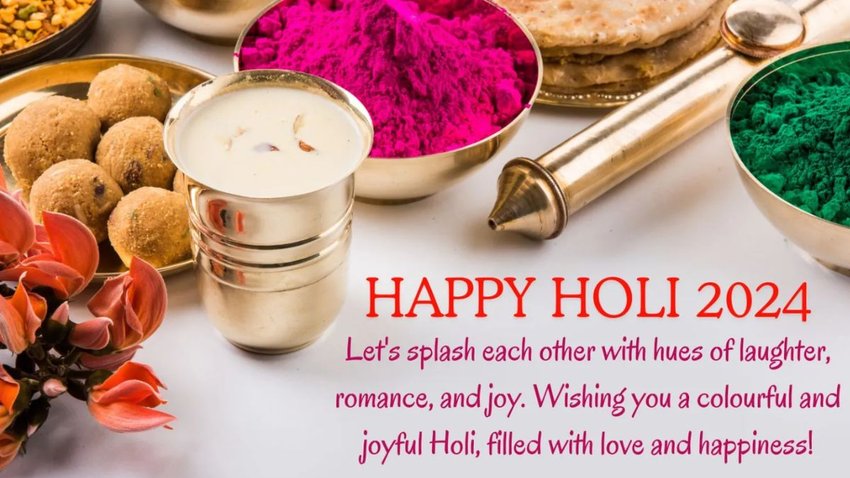 Happy Holi 2024 Whatsapp Wishes