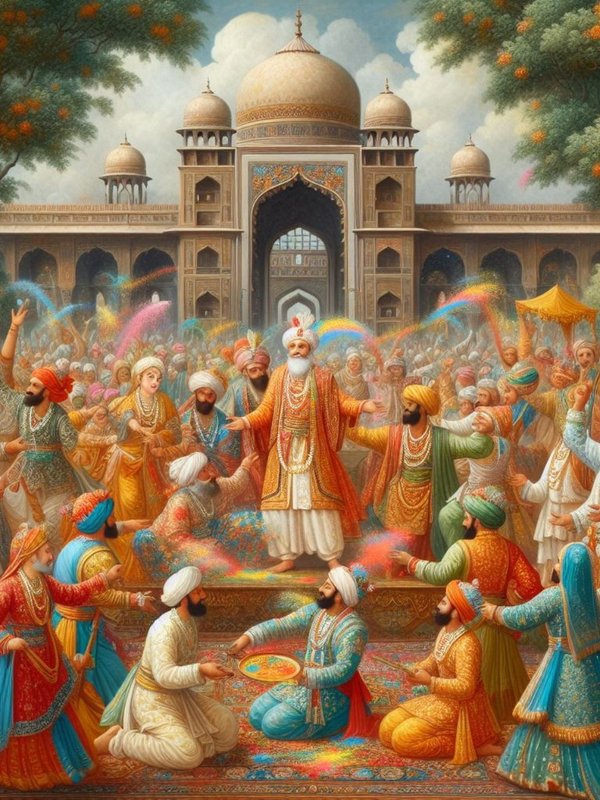 Holi Celebration In Mughal Period