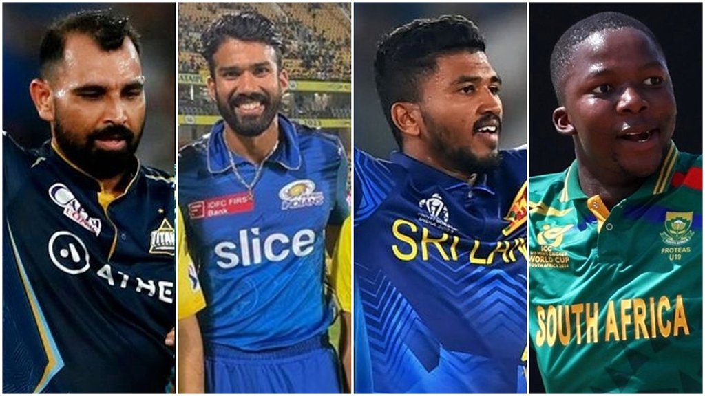 Kwena Maphaka, Dilshan Madushanka, Sandeep Warrier, Mohammed Shami, Gujarat Titans, Mumbai Indians