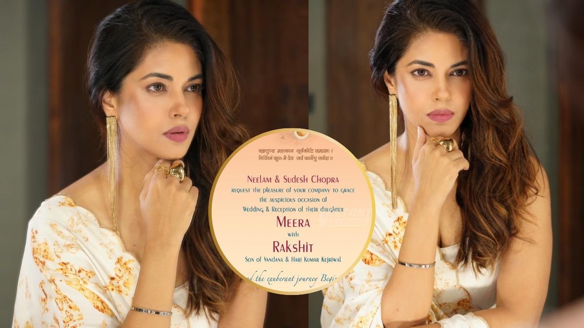 Meera Chopra Wedding Card: Marriage Details