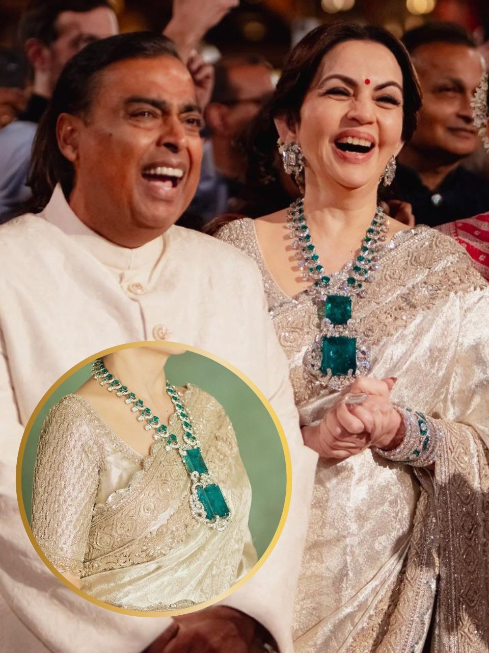 anant-radhika pre wedding Nita Ambani Precious Necklace Price 400-500 Crore