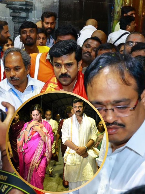 Ram Charan Visits Tirumala Temple